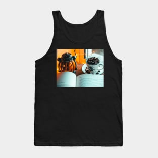 Coffee & book Tank Top